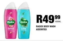 Take 'n Pay Radox body wash assorted offer