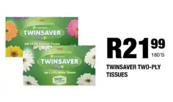 Take 'n Pay Twinsaver two-ply tissues offer