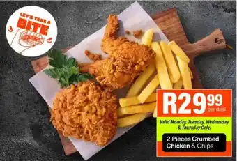 Take 'n Pay Crumbed Chicken & Chips offer