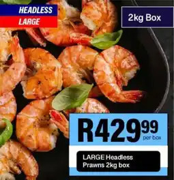 Take 'n Pay LARGE Headless Prawns offer