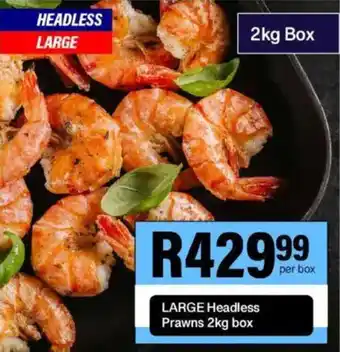 Take 'n Pay LARGE Headless Prawns offer