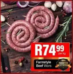 Take 'n Pay Farmstyle Beef Wors offer