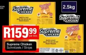 Take 'n Pay Supreme Chicken Schnitzels/ Strips offer