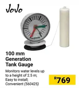 Builders Warehouse JoJo Generation Tank Gauge offer