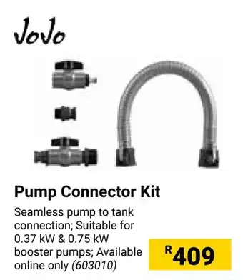 Builders Warehouse Jojo Pump Connector Kit offer