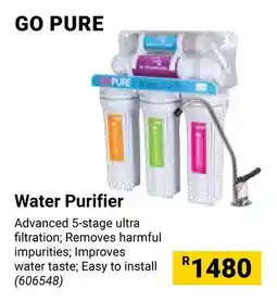 Builders Warehouse GO PURE Water Purifier offer