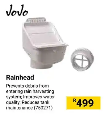 Builders Warehouse Jojo Rainhead offer