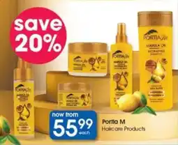 Clicks Portia M Haircare Products offer