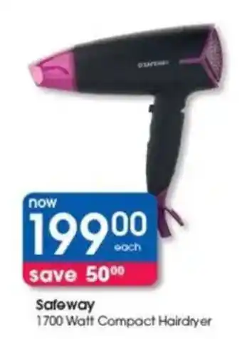 Clicks Safeway 1700 Watt Compact Hairdryer offer