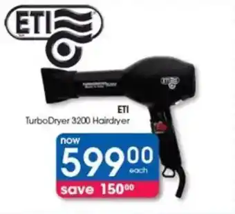 Clicks ETI TurboDryer 3200 Hairdryer offer