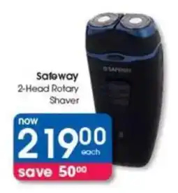 Clicks Safeway 2-Head Rotary Shaver offer