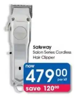 Clicks Safeway Salon Series Cordless Hair Clipper offer