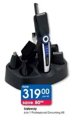 Clicks Safeway 6-in-1 Professional Grooming Kit offer