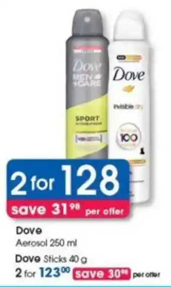 Clicks Dove Aerosol offer