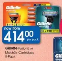 Clicks Gillette Fusion5 or Mach3+ Cartridges offer