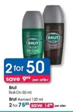 Clicks Brut Roll-On offer