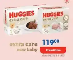 Clicks HUGGIES extra care new baby offer