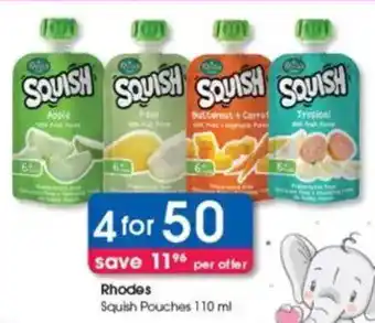 Clicks Rhodes Squish Pouches offer