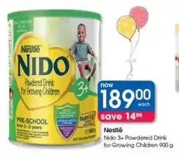 Clicks Nestlé Nido 3+ Powdered Drink for Growing Children offer