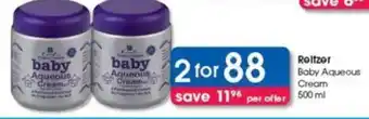 Clicks Reitzer Baby Aqueous Cream offer