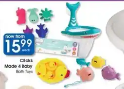 Clicks Clicks Made 4 Baby Bath Toys offer