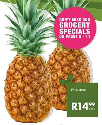 Save Pineapples offer