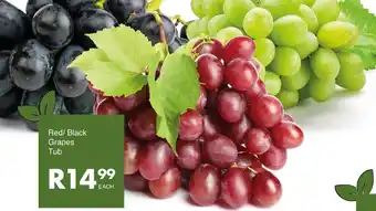 Save Red/ Black Grapes Tub offer