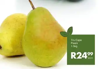 Save Tru Cape Pears offer