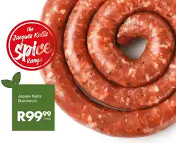 Save Jaques Kallis Boerewors offer