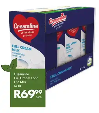 Save Creamline Full Cream Long Life Milk offer