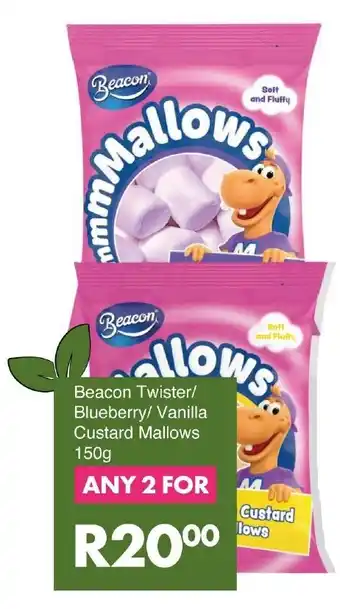 Save Beacon Twister/ Blueberry/ Vanilla Custard Mallows offer