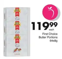 Save Hyper First Choice Butter Portions offer