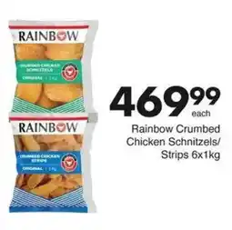 Save Hyper Rainbow Crumbed Chicken Schnitzels/ Strips offer