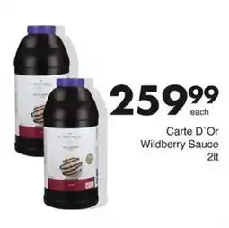 Save Hyper Carte D'Or Wildberry Sauce offer