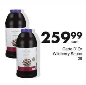 Save Hyper Carte D'Or Wildberry Sauce offer