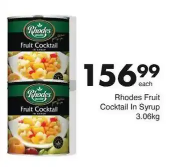 Save Hyper Rhodes Fruit Cocktail In Syrup offer