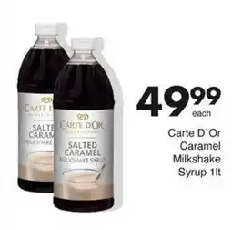 Save Hyper Carte D'Or Caramel Milkshake Syrup offer