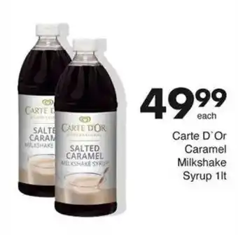 Save Hyper Carte D'Or Caramel Milkshake Syrup offer