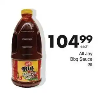 Save Hyper All Joy Bbq Sauce offer