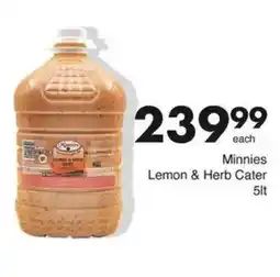 Save Hyper Minnies Lemon & Herb Cater offer