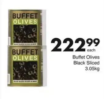 Save Hyper Buffet Olives Black Sliced offer