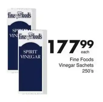 Save Hyper Fine Foods Vinegar Sachets offer