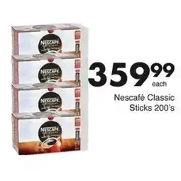 Save Hyper Nescafé Classic Sticks offer