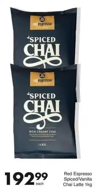 Save Hyper Red Espresso Spiced/Vanilla Chai Latte offer