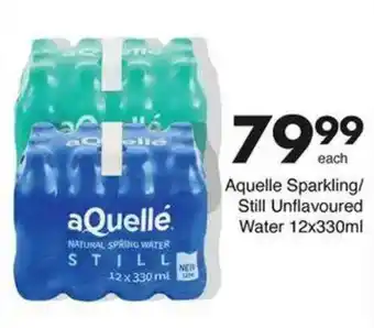 Save Hyper Aquelle Sparkling/ Still Unflavoured Water offer