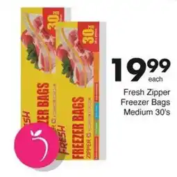 Save Hyper Fresh Zipper Freezer Bags Medium offer