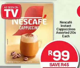 Pick n Pay Hypermarket Nescafé Instant Cappuccinos Assorted offer