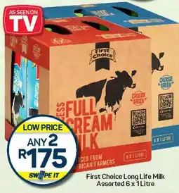 Pick n Pay Hypermarket First Choice Long Life Milk Assorted offer