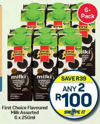 Pick n Pay Hypermarket First Choice Flavoured Milk Assorted offer