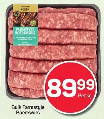 Pick n Pay Hypermarket Bulk Farmstyle Boerewors offer